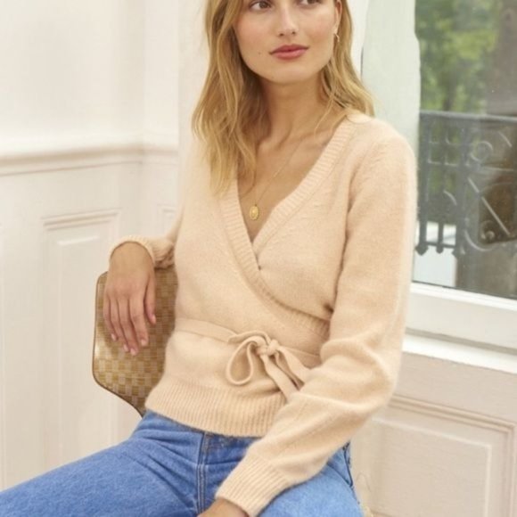 Rouje Sweaters - Rouje | Marty Cardigan Wrap Tie Sweater 40 (LRG)